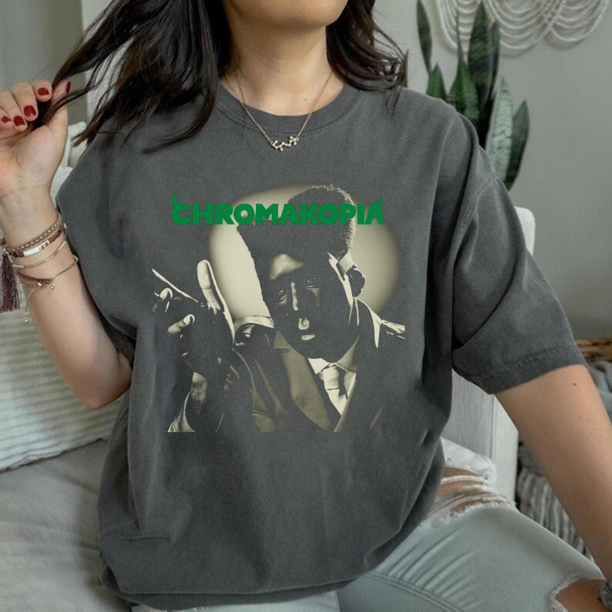 Chromakopia Tyler T-Shirt, Vintage Hip Hop Tee, Retro Streetwear Fashion, Bold Aesthetic Rap Shirt, 90S Inspired Graphic Tee