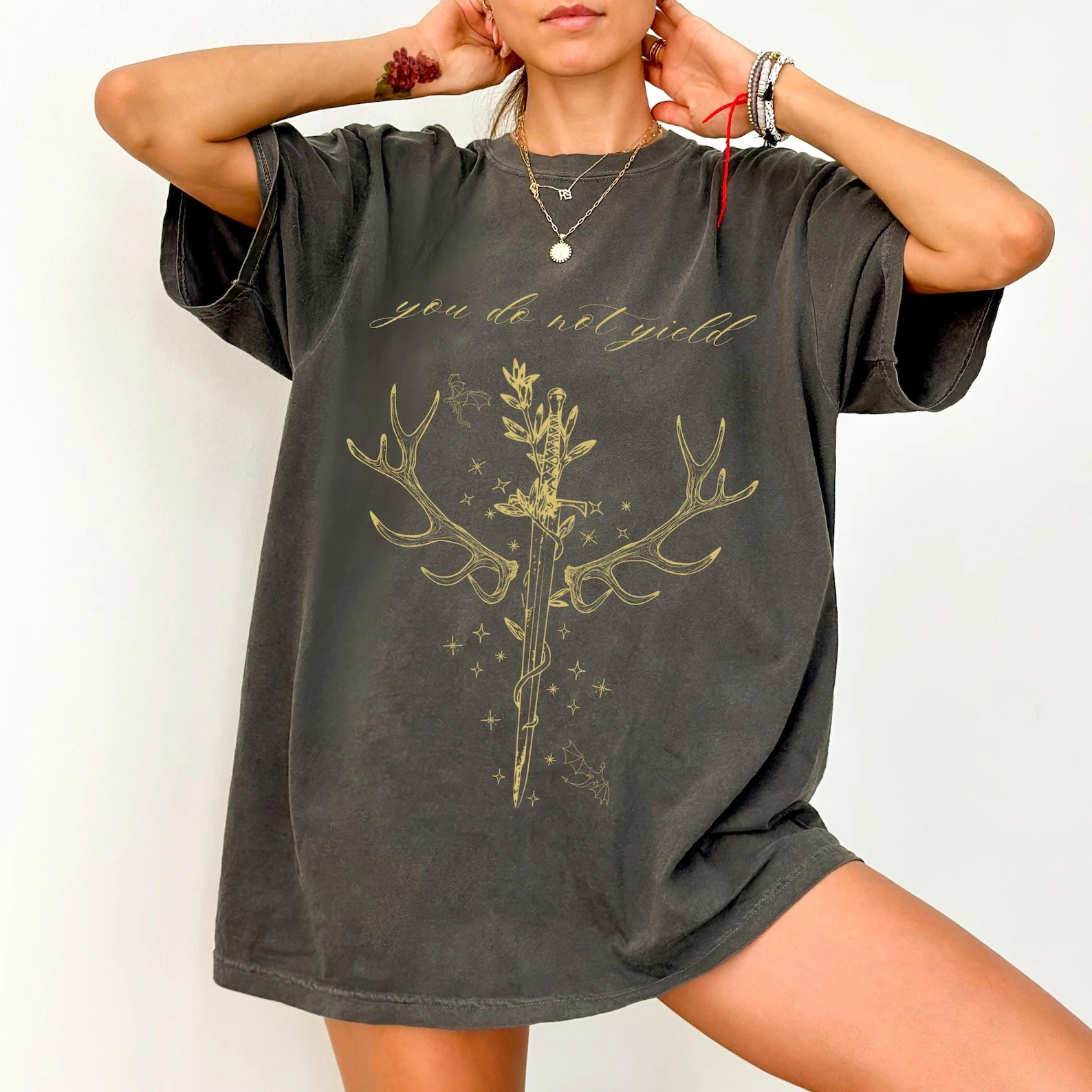 Licensed You Do Not Yield Tee, Throne Of Glass Shirt, Tog Shirt