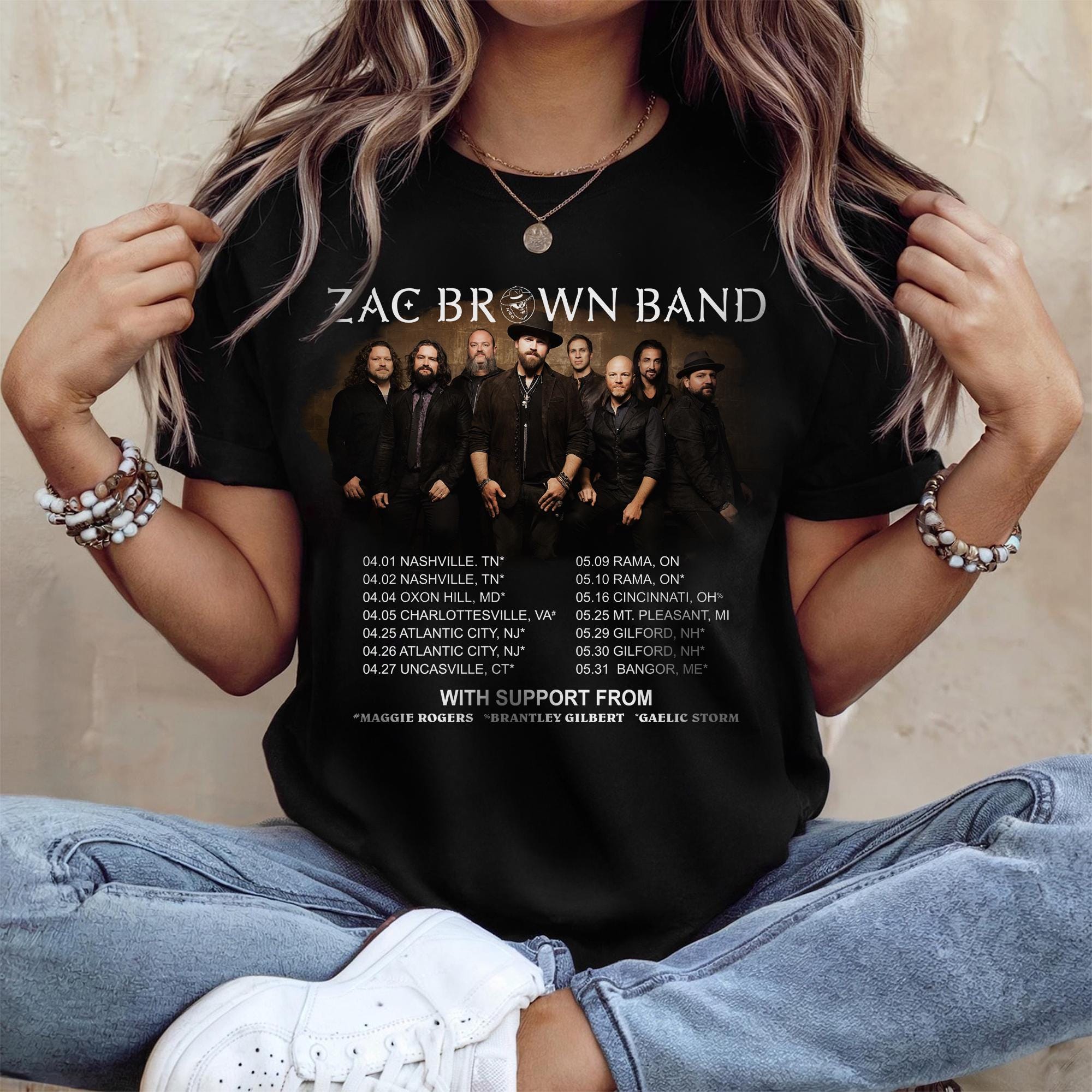 Zac Brown Band 2025 Tour T-Shirt/SweatShirt/Hoodie