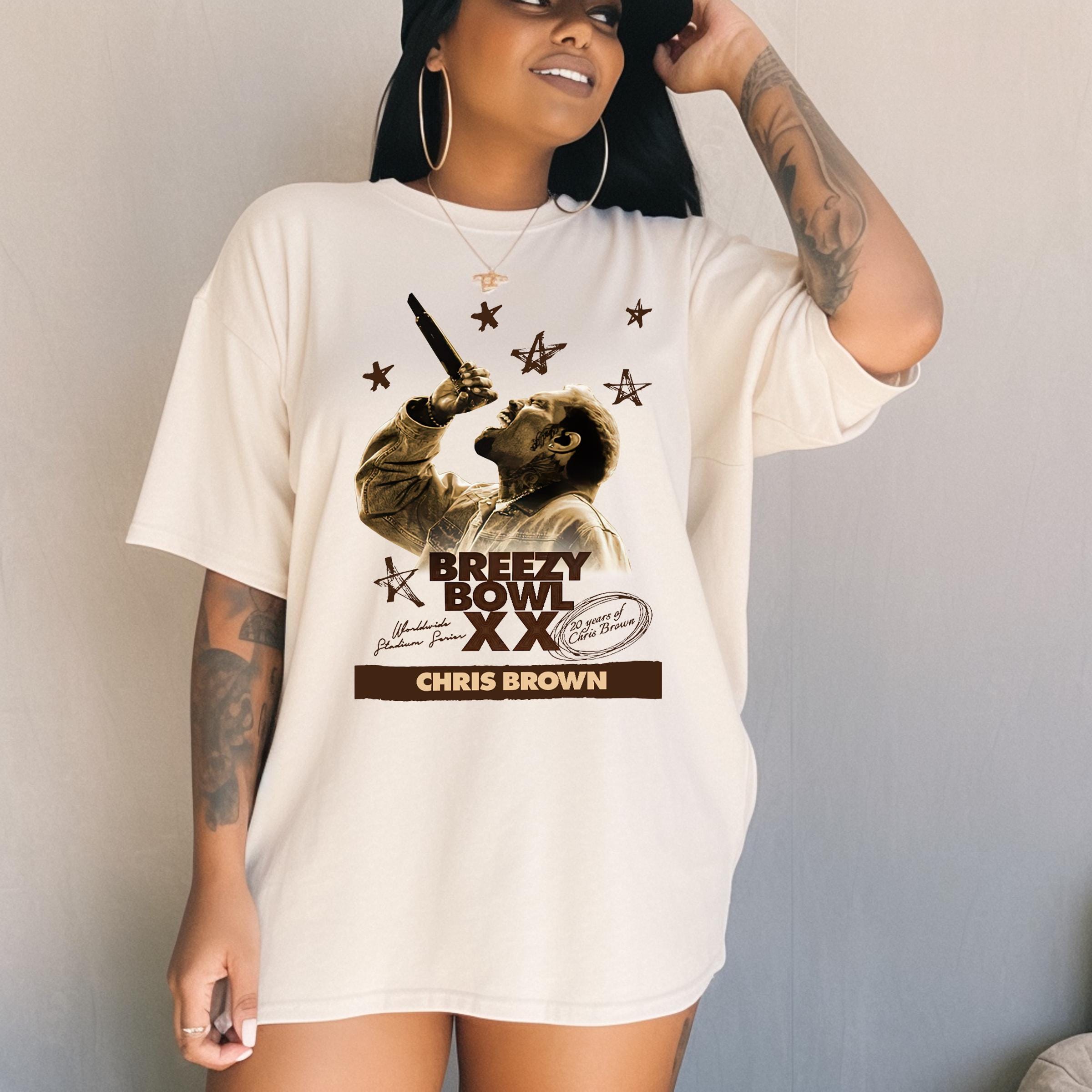 Chris Brown Breezy Bowl Xx T-Shirt, Chris Brown Album Shirt, Chris Brown Fan Gift
