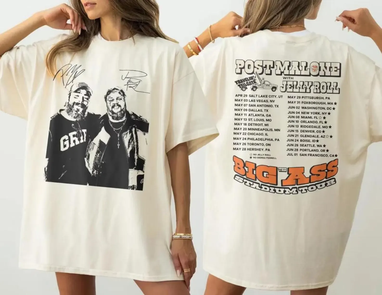 Vintage Post Malone Tour Shirt, Big Ass Stadium Tour, Comfort Colors Posty 2025 Tour