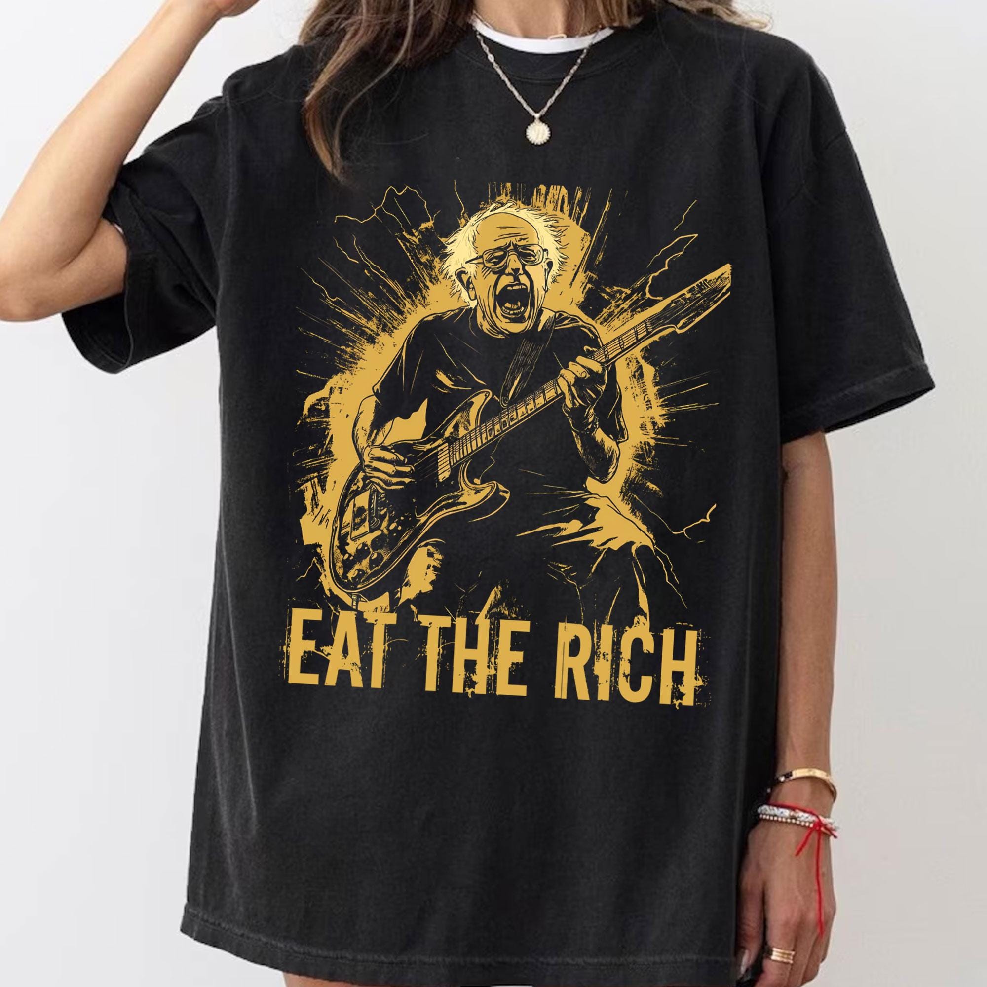 Bernie Sanders Fight Oligarchy Tour Eat The Rich Shirt, Fight Oligarchy Tour Shirt, Political Activism T-Shirt