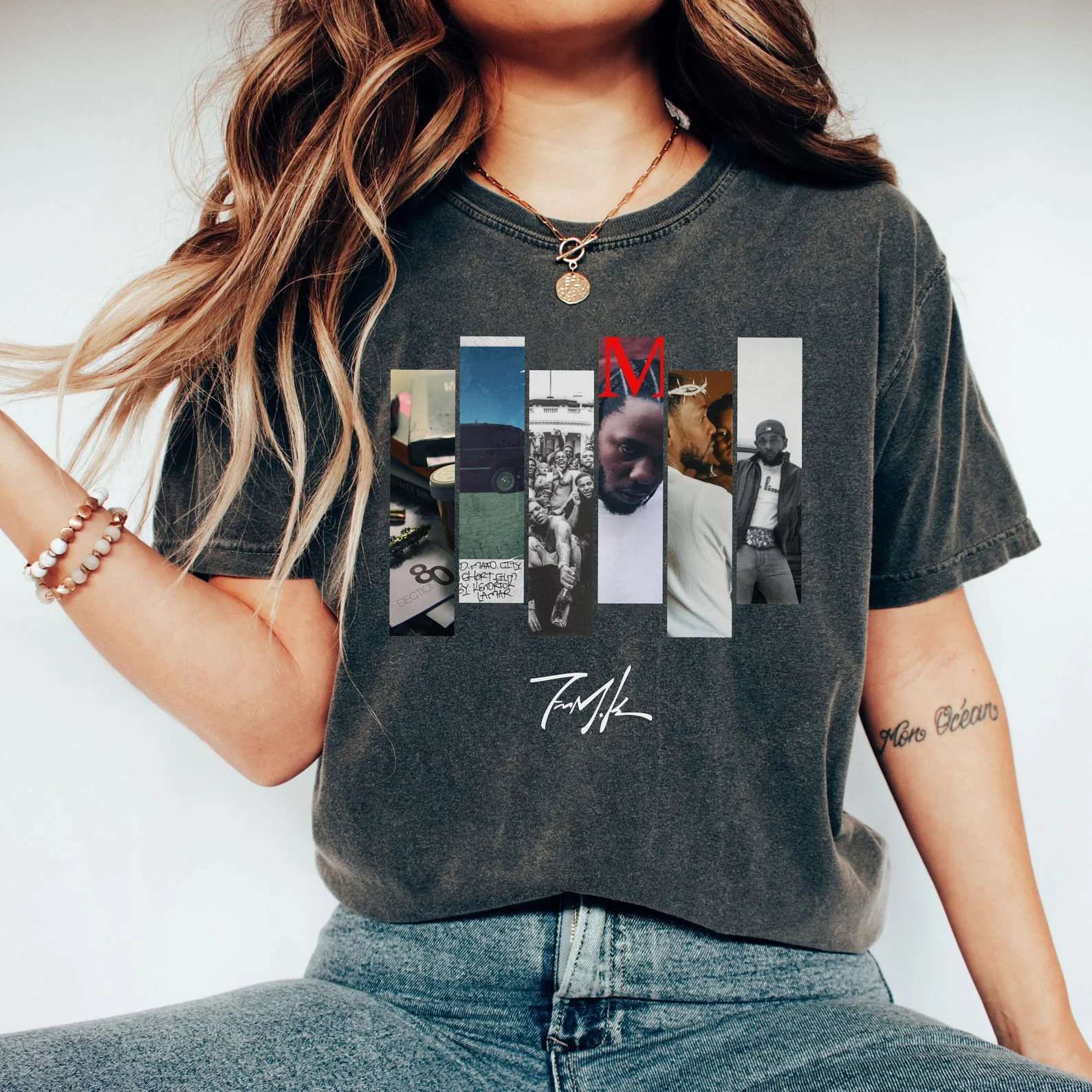 Kendrick Lamar Full Album T-Shirt, Kendrick Lamar New Album Tee, Vintage Music Album TShirt, Rap Shirt