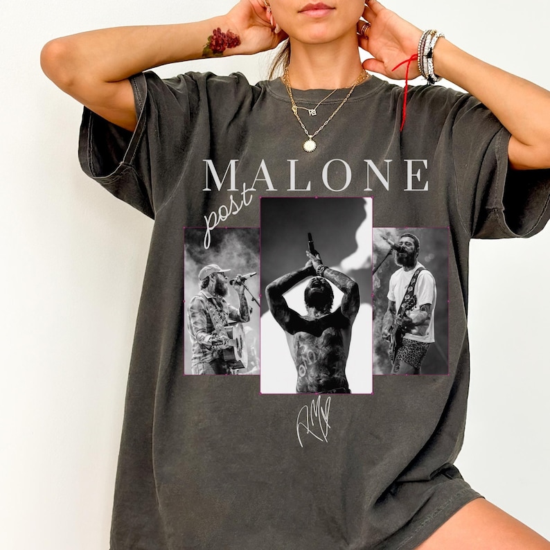 Post Malone Shirt, ConcerShirt, Post Malone Merch, Vintage Post Malone Merch Shirt, Posty Music Shirt, Rap Tour Shirt