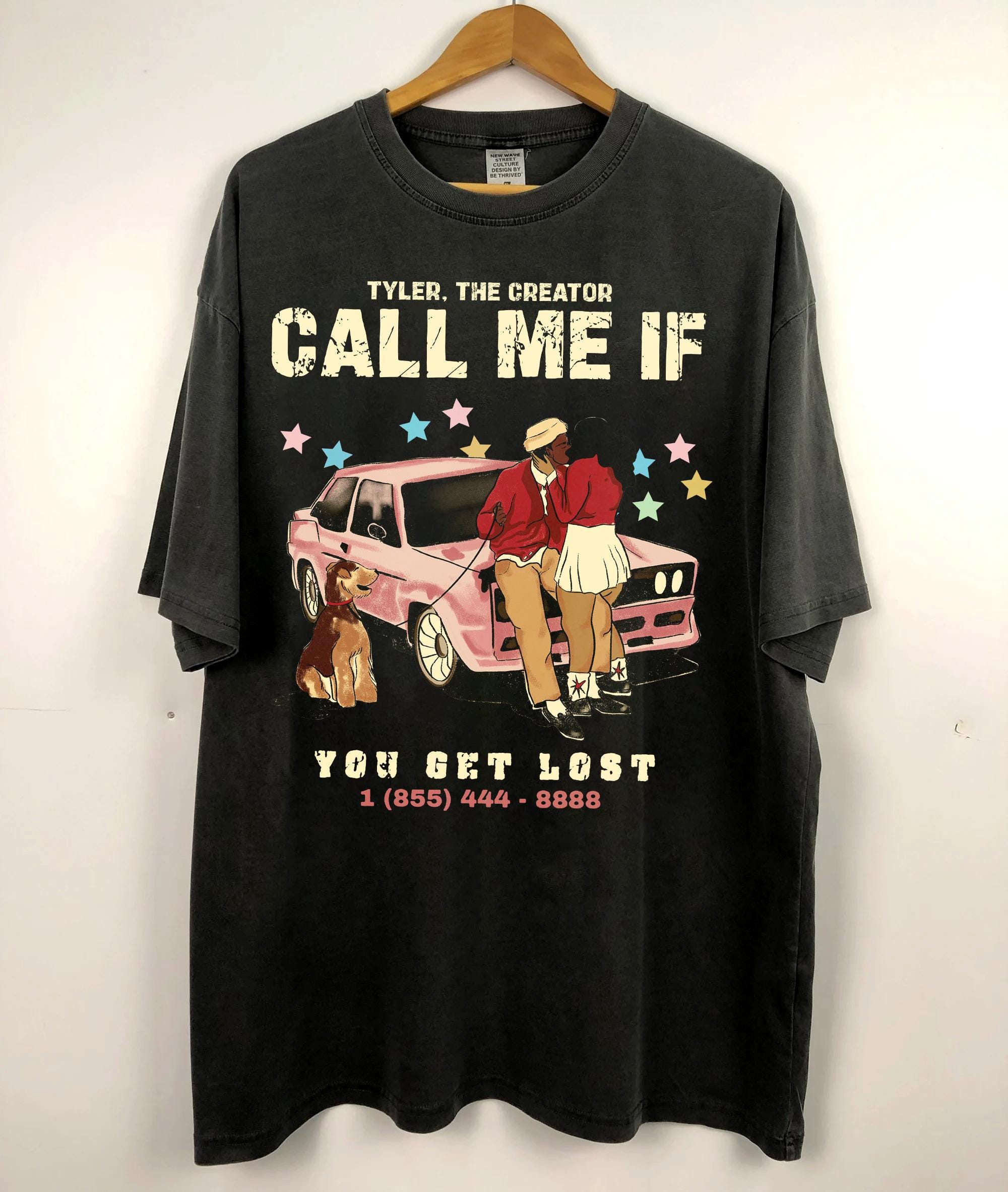 Call Me If You Get Lost Tyler Vintage, Graphic Unisex Tee Hip Hop Tee, Crea.Tor Rapper Gift