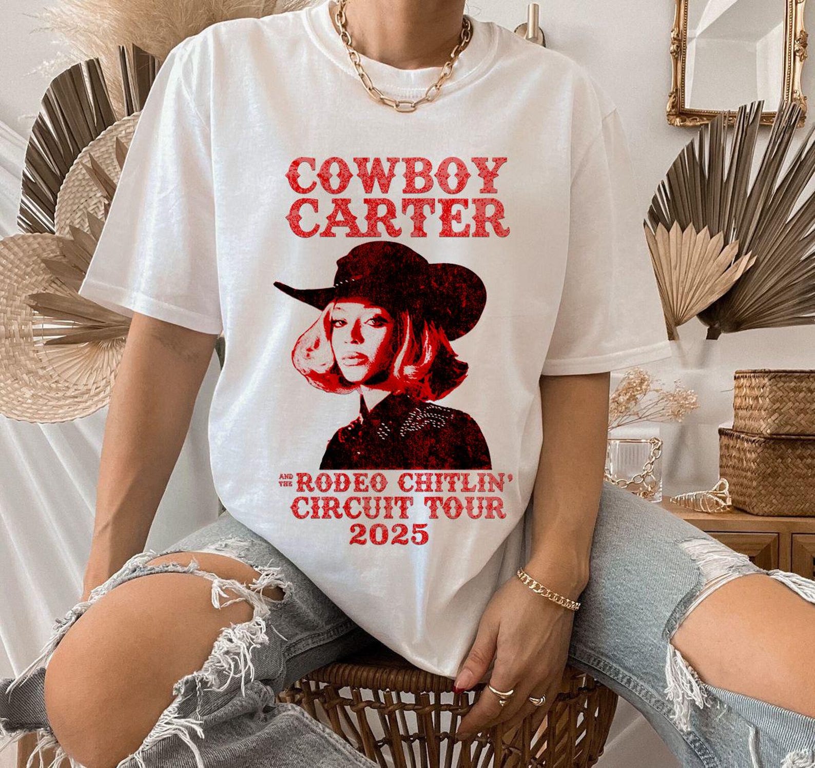 Cowboy Carter T-Shirt, Beyonc Rodeo Chitlin Circuit Tour 2025 Merch, Beyhive Music Tee