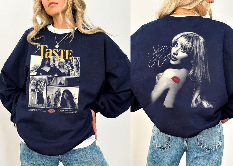 Vintage Y2K Sabrina Sweatshirt, Sabrina Music Tour Sweatshirt, Carpenter Graphic Tee
