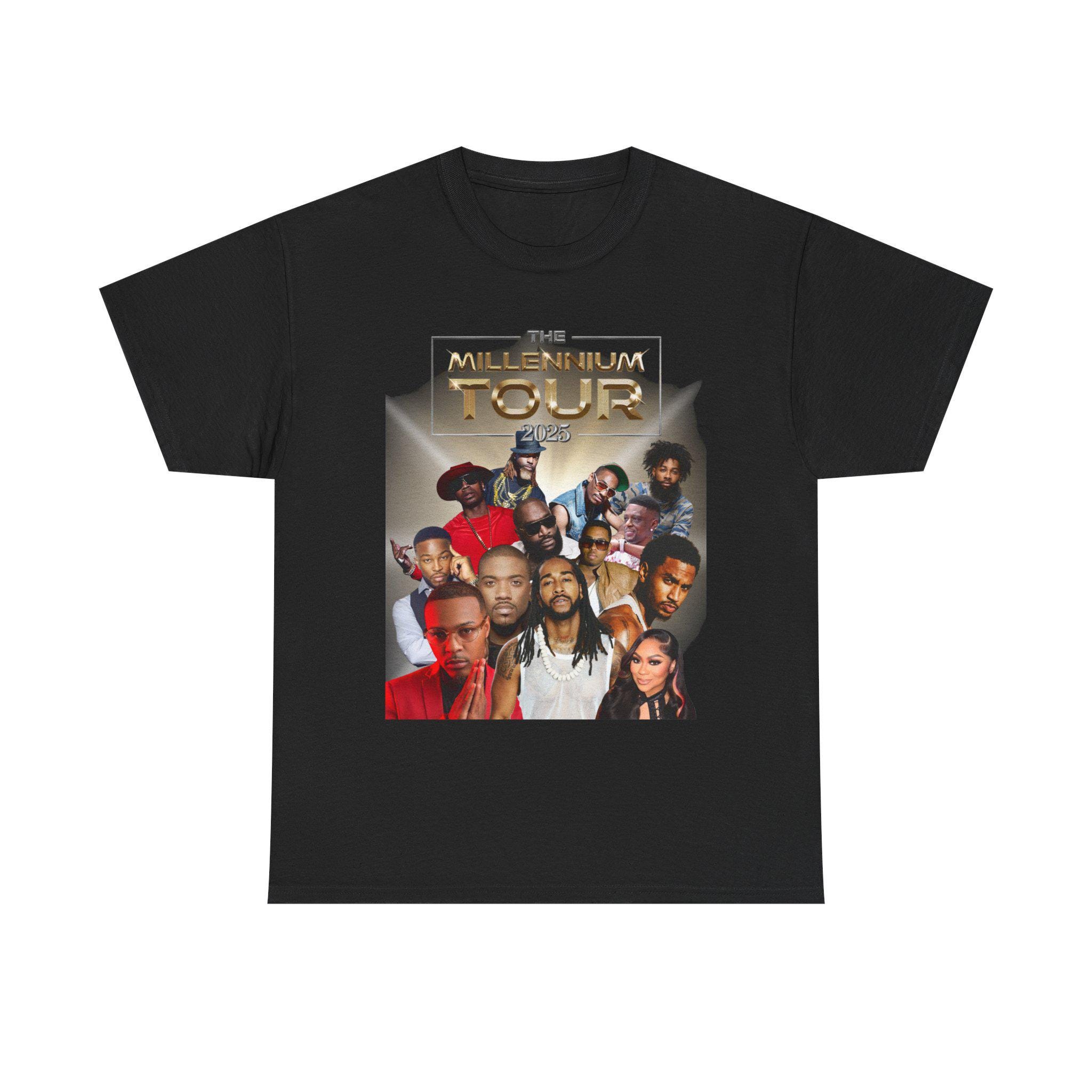 Millennium Tour Unisex Cotton Tee, Retro ConcerShirt, Music Festival Apparel