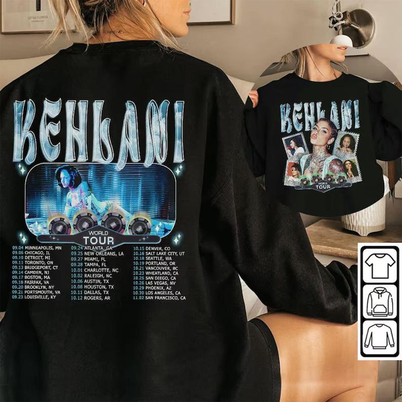 Kehlani Retro 90S 2 Sides Shirt, Vintage Crash World Tour GifShirt, Hoodie, SweatShirt
