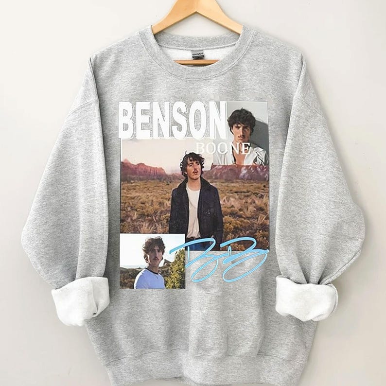 Vintage Benson Sweatshirt World Tour Sweatshirt, Boone Concert Tee