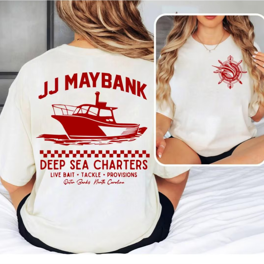 Jj Maybank Deep Sea Vintage 2 Side SweatShirt, Maybank Outer Banks TShirt, Obx Shirt