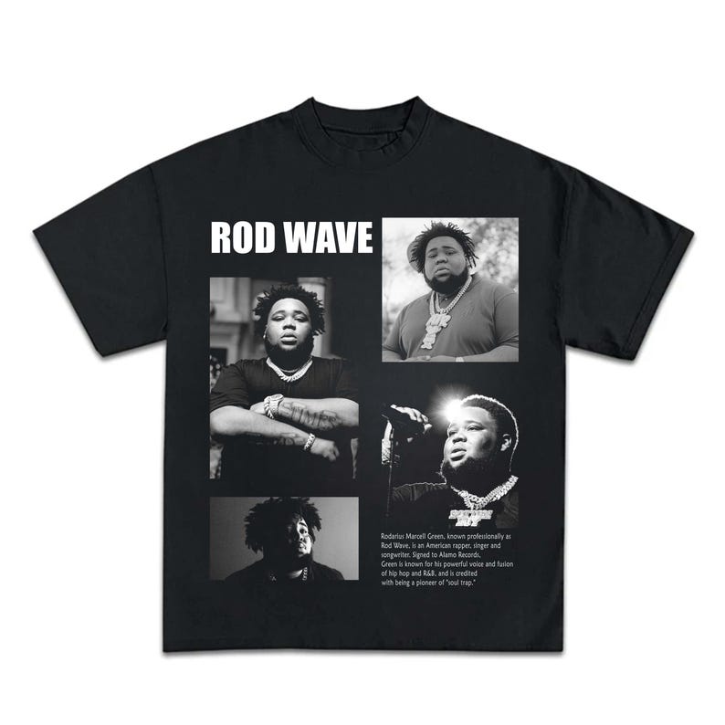 Rod Wave Tee T-Shirt, Gift For Women And Man Unisex T-Shirt 90S Vintage Bootleg Unisex Rap T-Shirt Vintage Tee