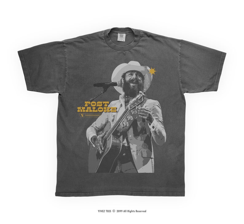 Post Malone Vintage Shirt, The F-1 Trillion Country Music Album Wild West Concert Tour Merch Gift For Cowboy & Cowgirls