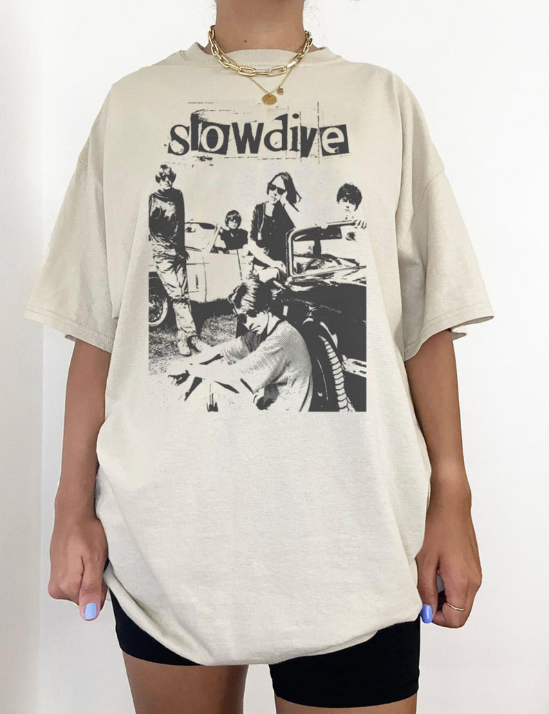 Slowdive Band Retro Shirt, Slowdive Indie Shoegaze Shirt