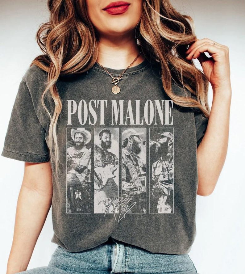 Posty Rap Shirt, Vintage Posty Graphic Shirt, Malone Music The Album Shirt
