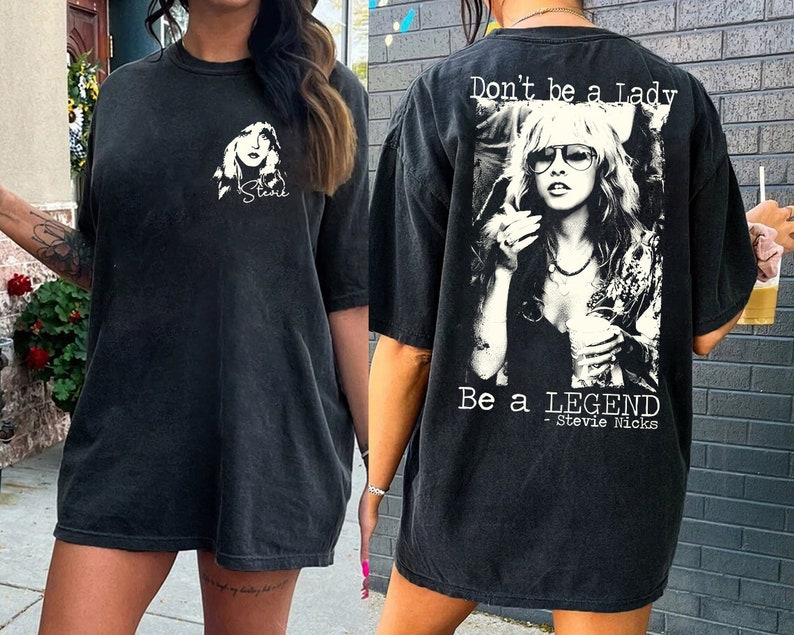 Vintage Stevie Nicks 2Side Shirtretro Stevie Nicks Tour TShirt, Stevie Nicks Be A Legend T-Shirt, Stevie Nicks Concert Merch