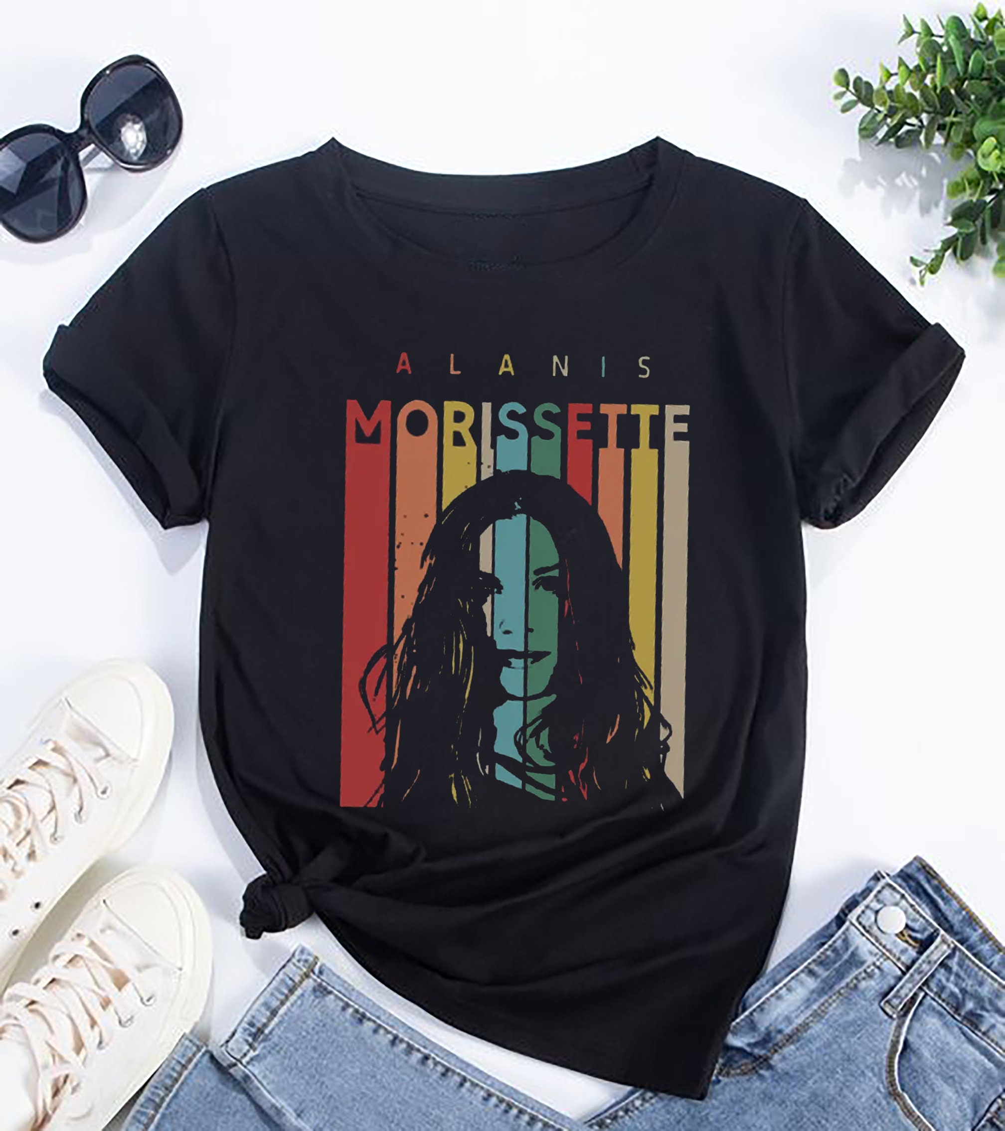 Alanis Morissette 90S Vintage Shirt, Alanis Morissette The Triple Moon Tour Shirt