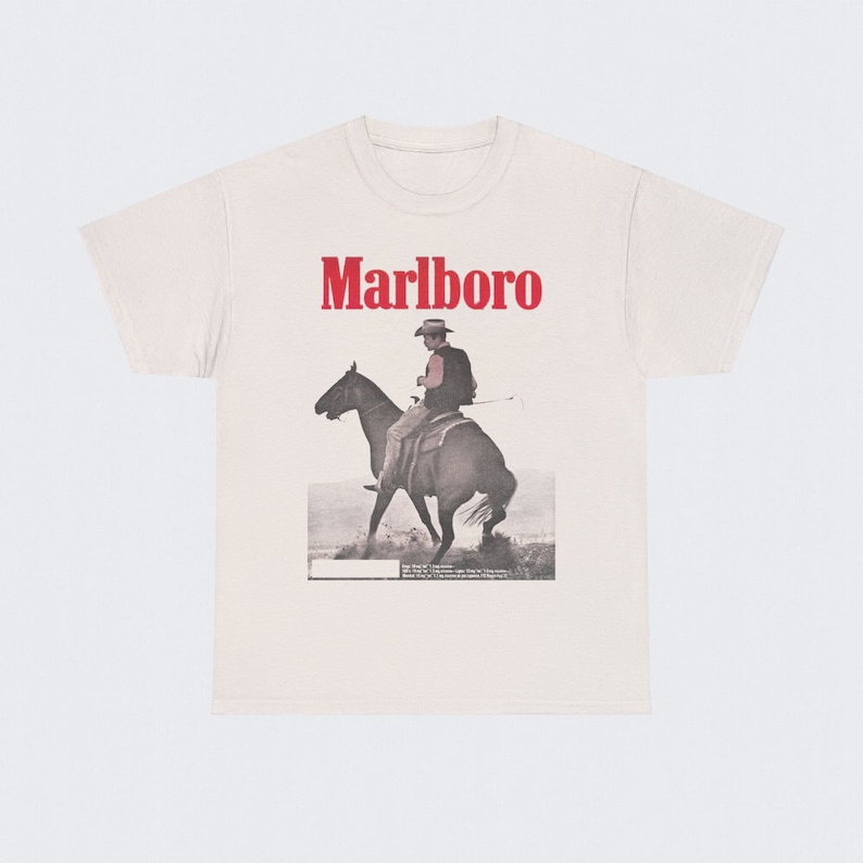 Vintage Marlboro Cowboy Wild WesShirt, Marlboro Shirt, Cowboy Rodeo TShirt