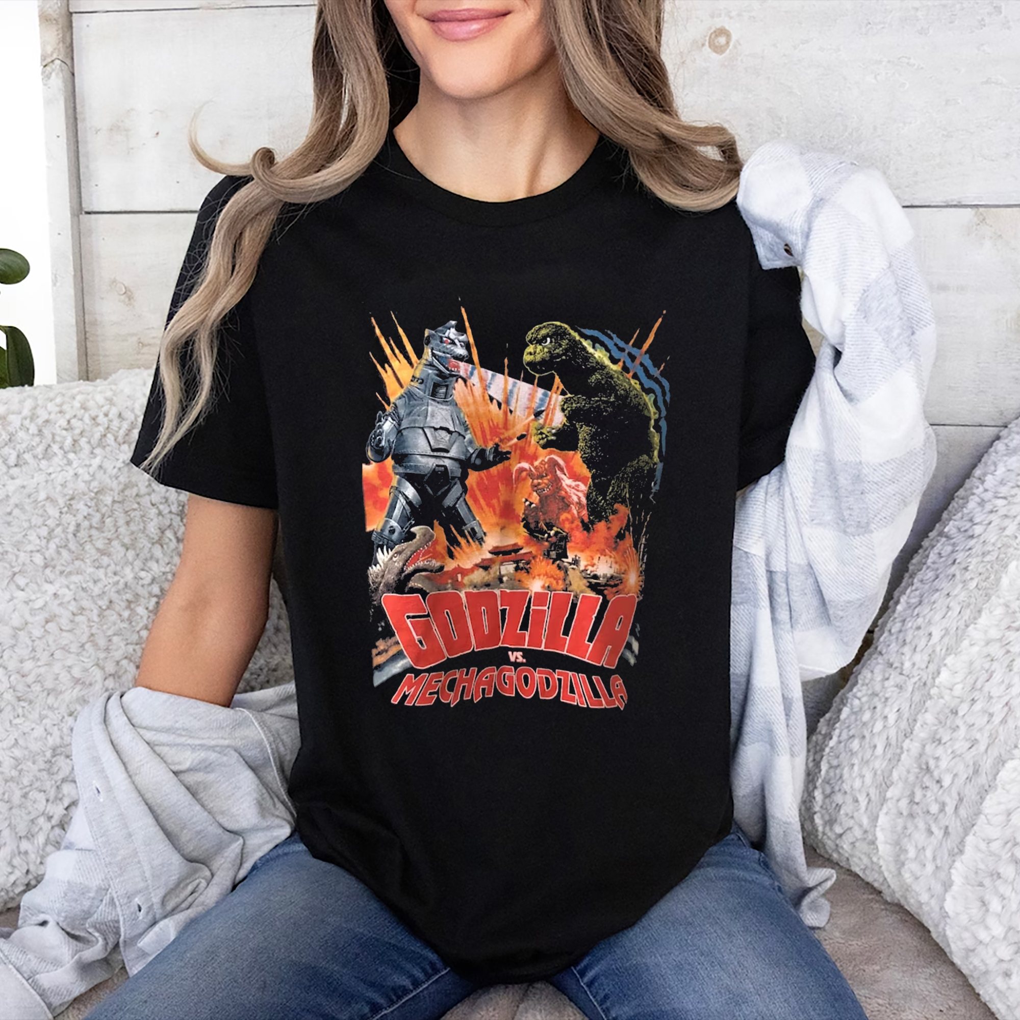 Vintage Rare Godzilla Vs Mechagodzilla T-Shirt, Godzilla Shirt, Mechagodzilla Shirt, Movie Memorabilia Shirt
