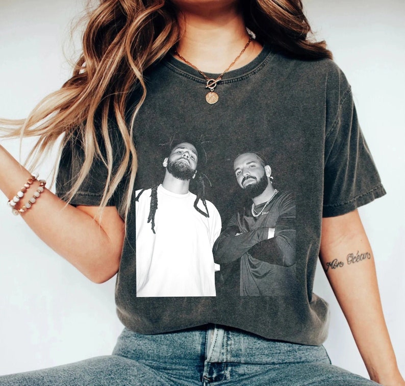 J Cole T-Shirt, Vintage J Cole, Retro J Cole Tour Shirt