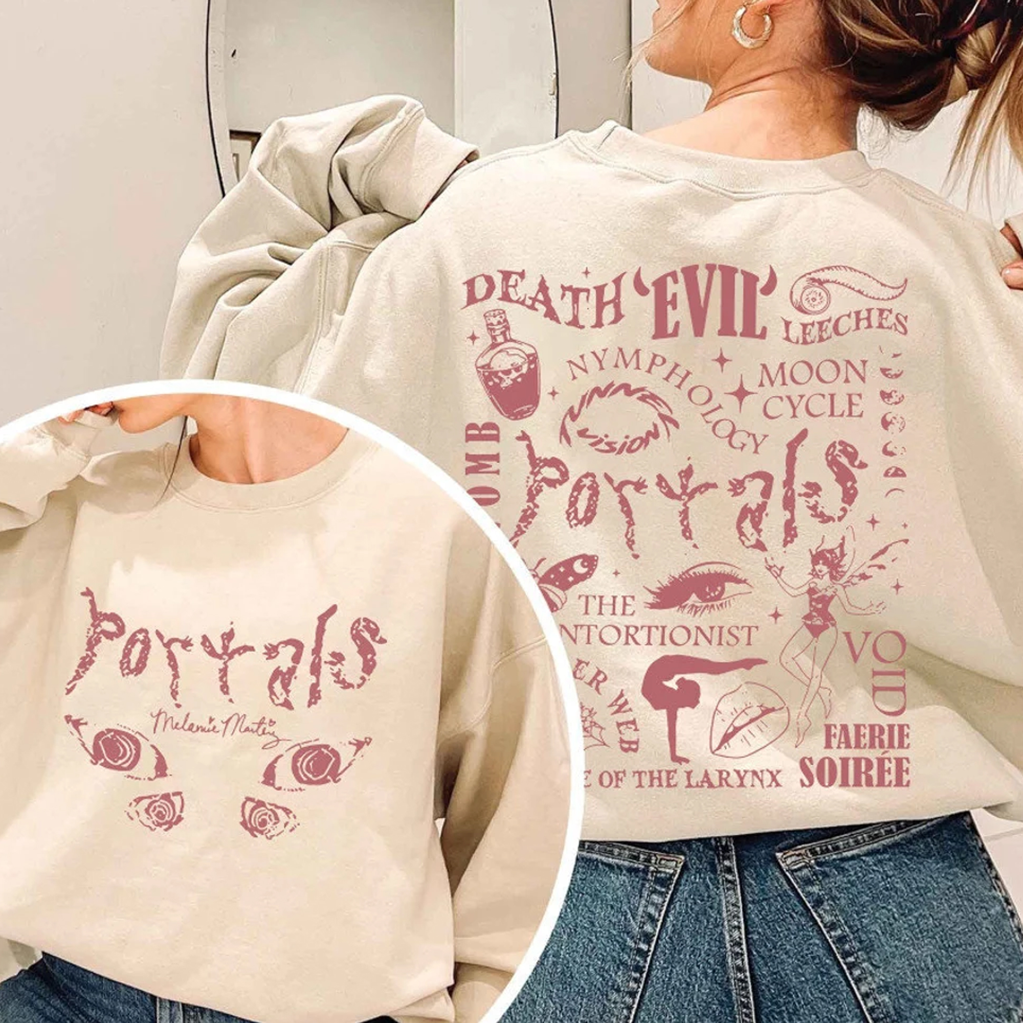Vintage Melanie TracklisShirt, Portals Tour Tee, Portals Album Sweatshirts