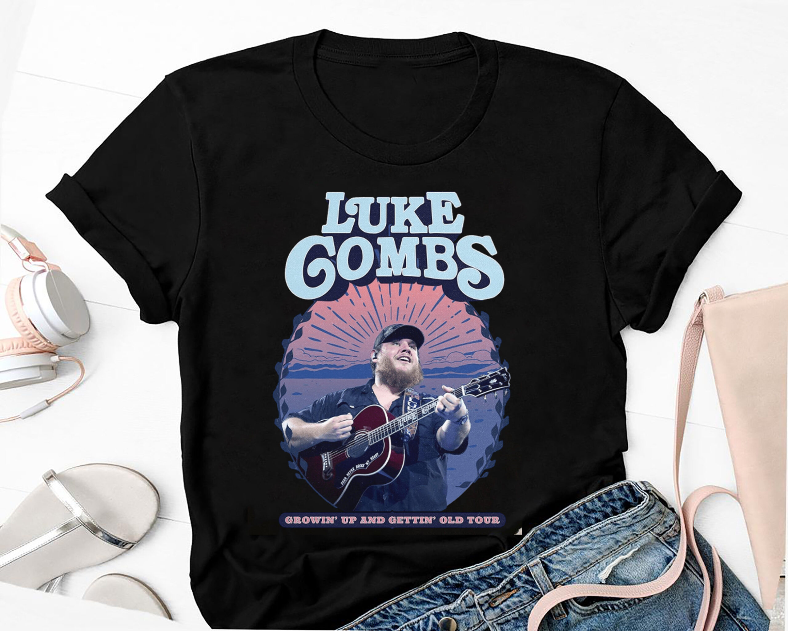  Tour Luke Combs Shirt, Luke Combs 90S Vintage Shirt, Luke Combs Graphic Tee, Luke Combs Country Music Shirt