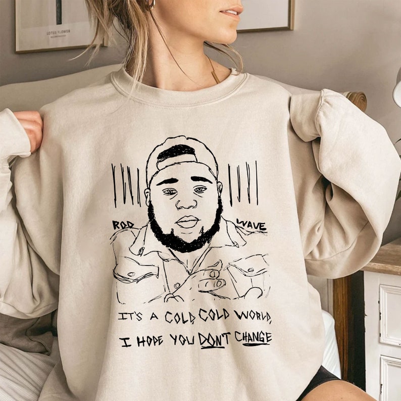 Rod Wave Concert T-Shirt SweatShirt Hoodie, Retro Rod Wave Nostalgia Tour Shirt, Beautiful Mind Tour, Rod Wave Merch