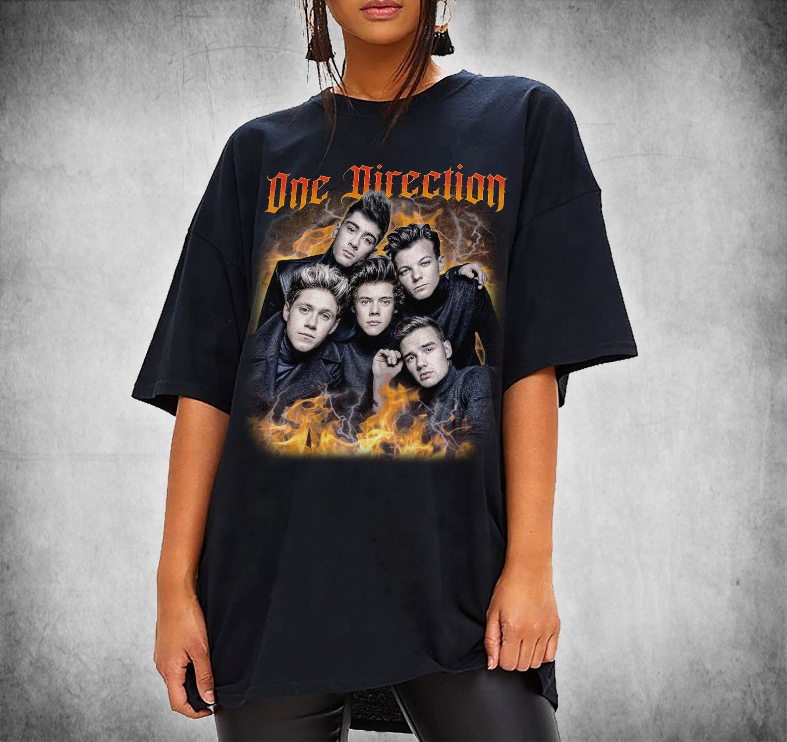 One Direction Shirt, Eetro Best Rock Music Shirt, Led Zeppelin, Maneskin Retro Eurovision