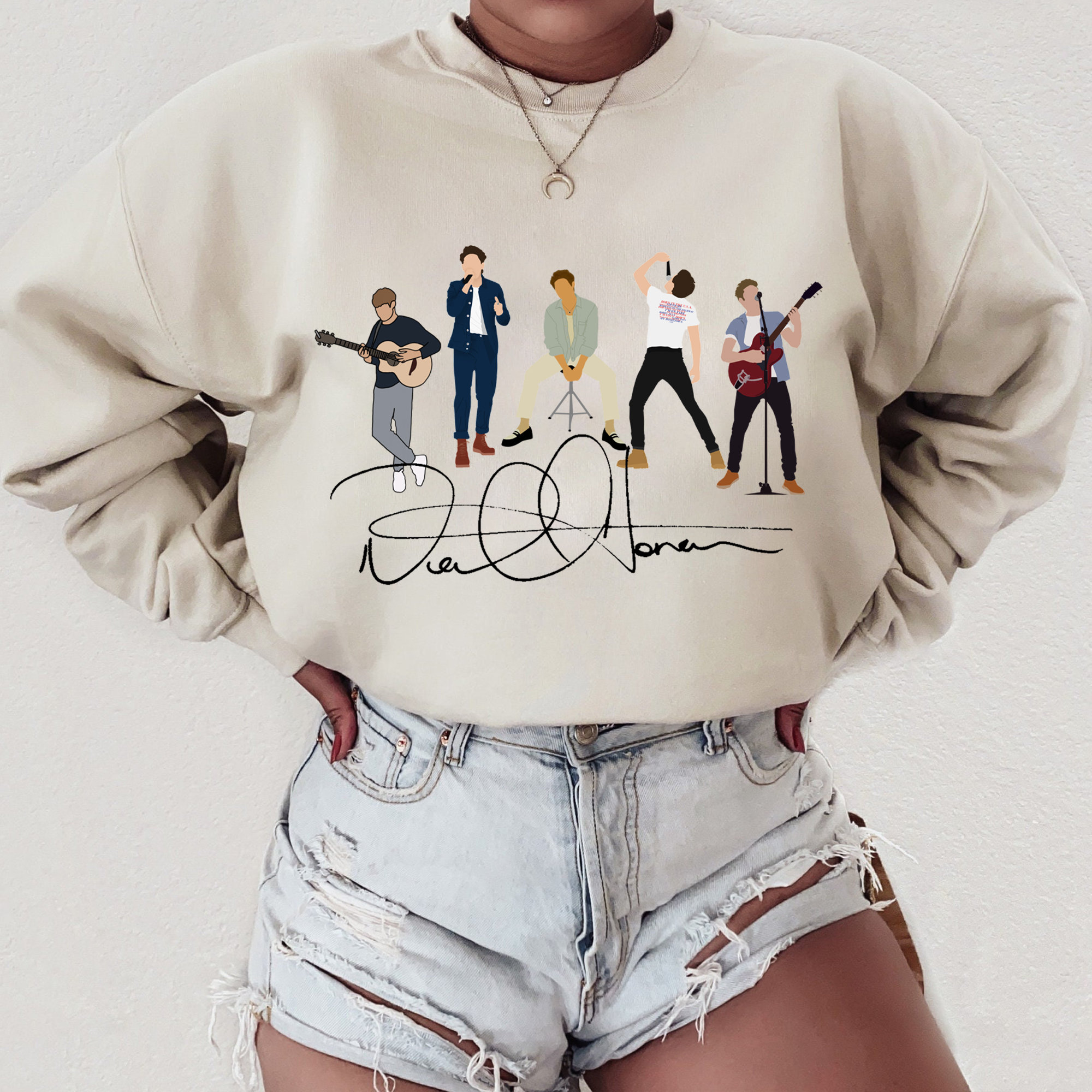 Vintage Niall Horan Sweatshirt, Niall Horan Signature Sweatshirt, Niall Horan Tour Sweatshirt
