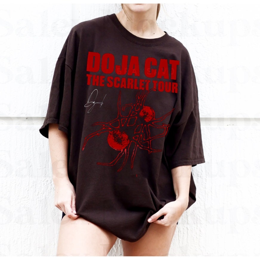 Scarlet Tour Doja Cat Fan Shirt, Doja Graphic Shirt, Doja Graphic Album Vintage Shirt