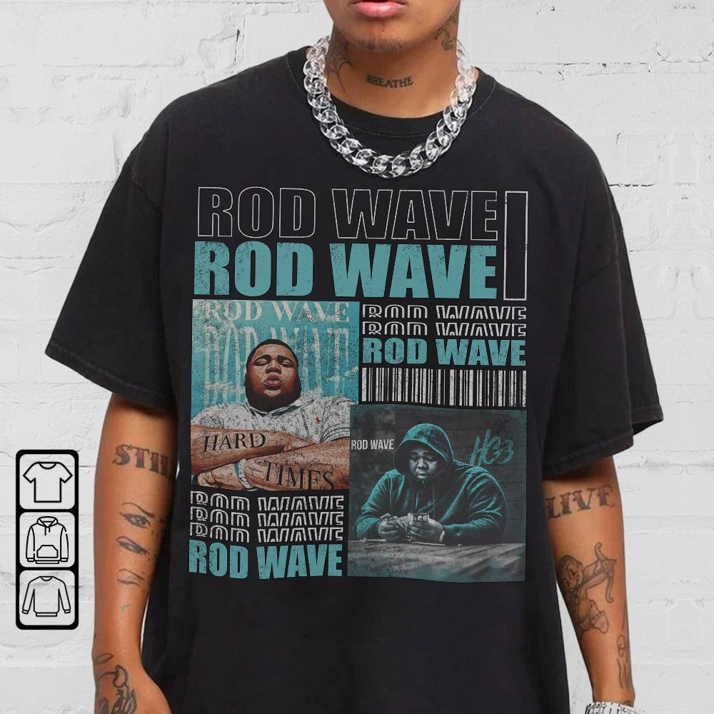 Rod Wave Shirt, Rod Wave Streetwear Shirt Hip Hop 90S Vintage Retro Graphic Tee Rap T-Shirt