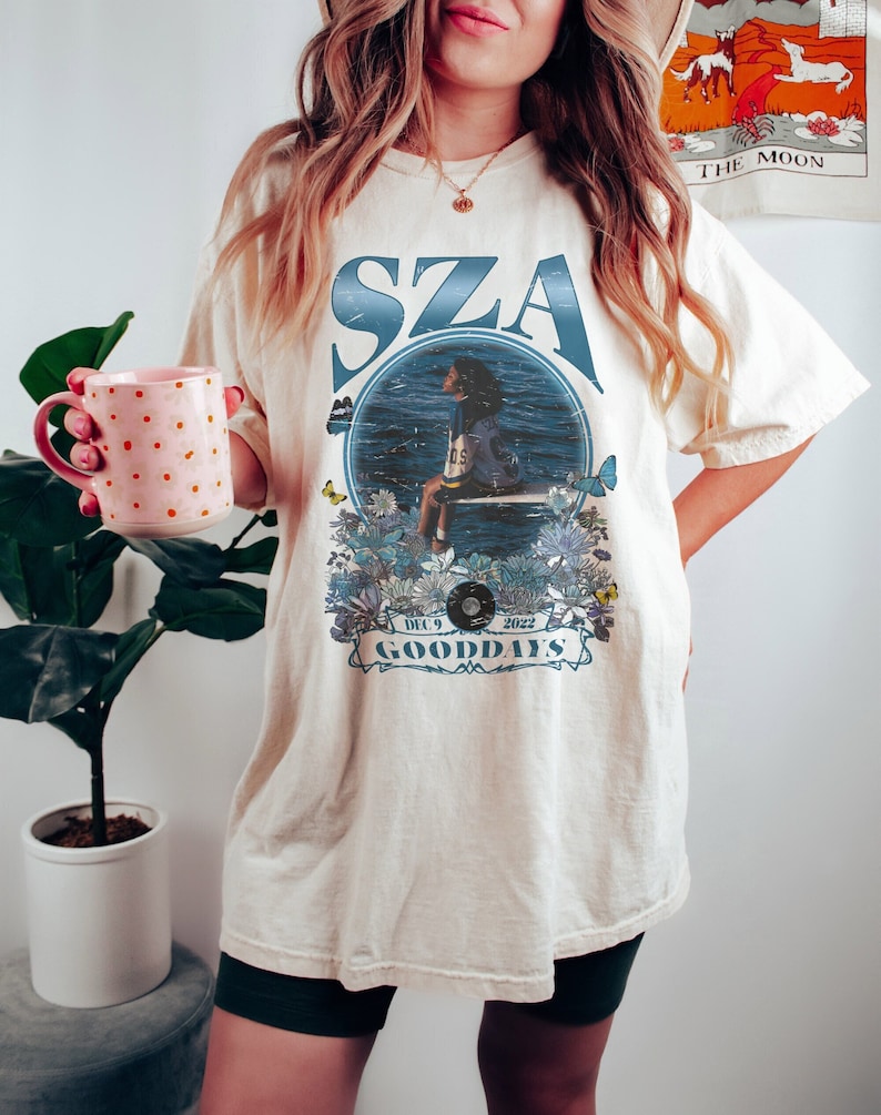 Vintage Sza Comfort Color Shirt, Sza, Good Days Graphic Tee, Sza Merch