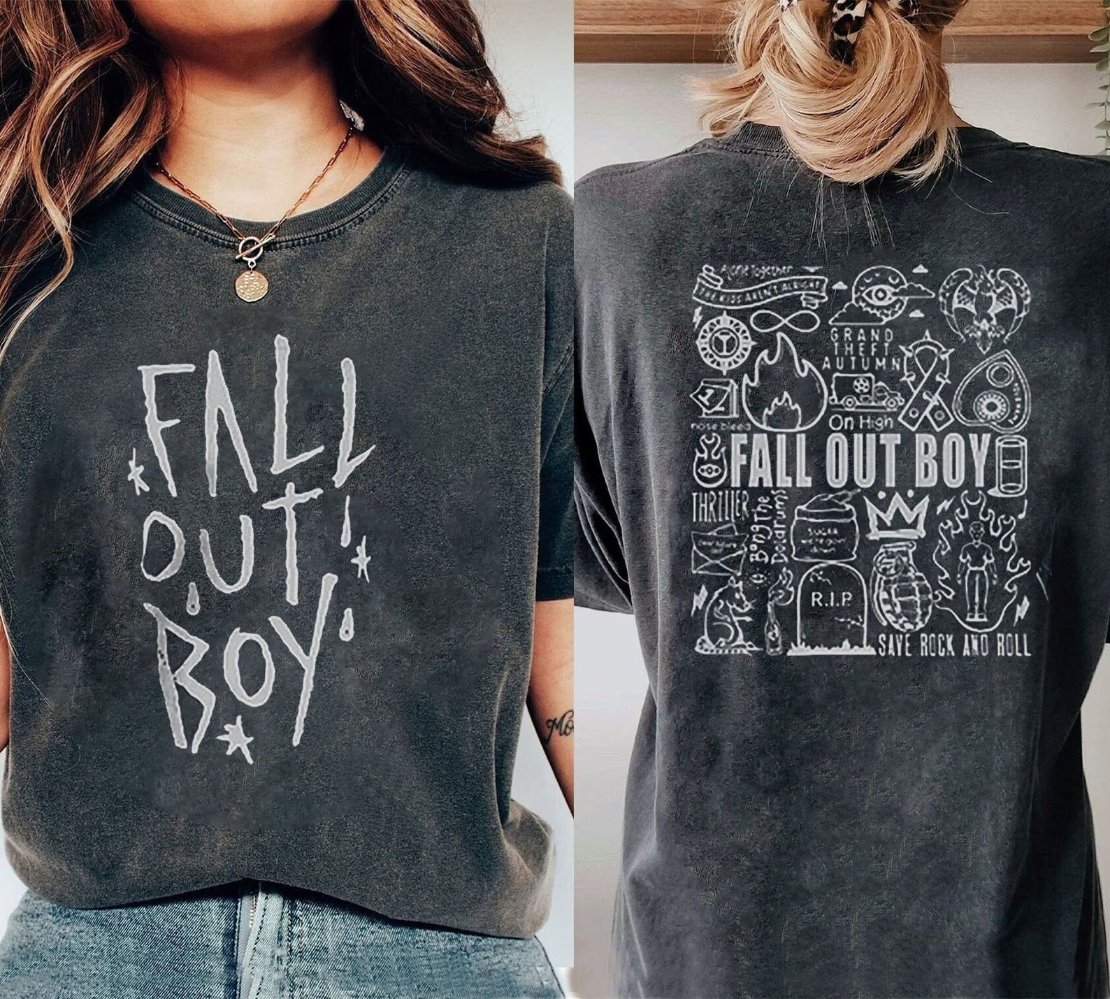 Fall Out Boy Vintage ConcerShirt, Fall Out Boy Shirt