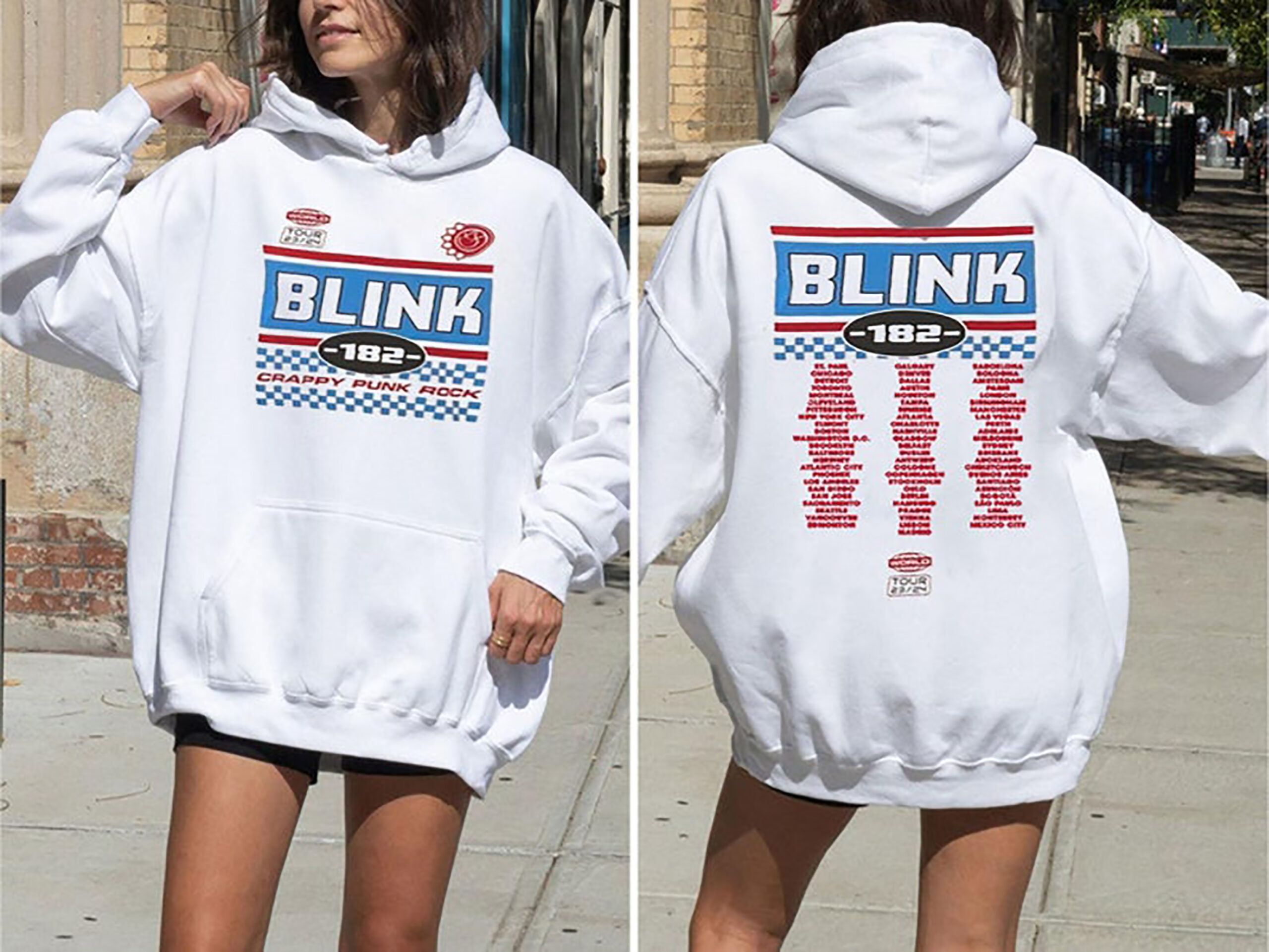 Blink 182 2Sided Hoodie, Blink 182 Hoodie, Blink 182 Hoodie