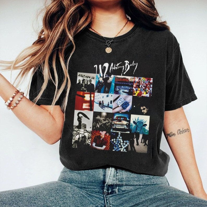 Vintage U2 Band Achtung Baby T-Shirt, U2 Live At Sphere Tour, U2 Signature SweatShirt