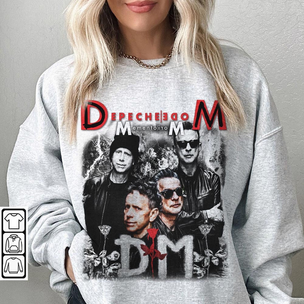 Depeche Mode Fall Tour 90S Sweatshirt, Bootleg Music Vintage Band 90S Y2K Sweatshirt, Concert Tickets Unisex Gift Hoodie