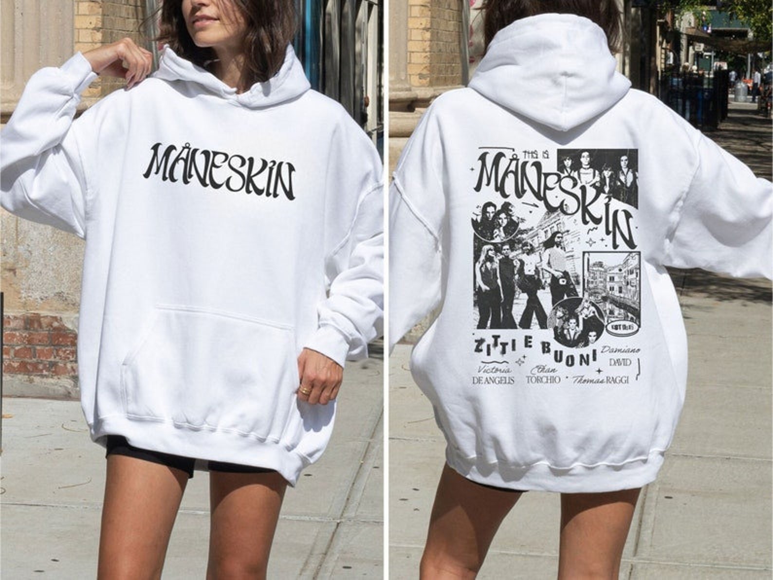 Vintage Maneskin Rush World Tour Hoodie, Mneskin Band Hoodie, Mneskin World Tour Tee, Mneskin Fan Gift
