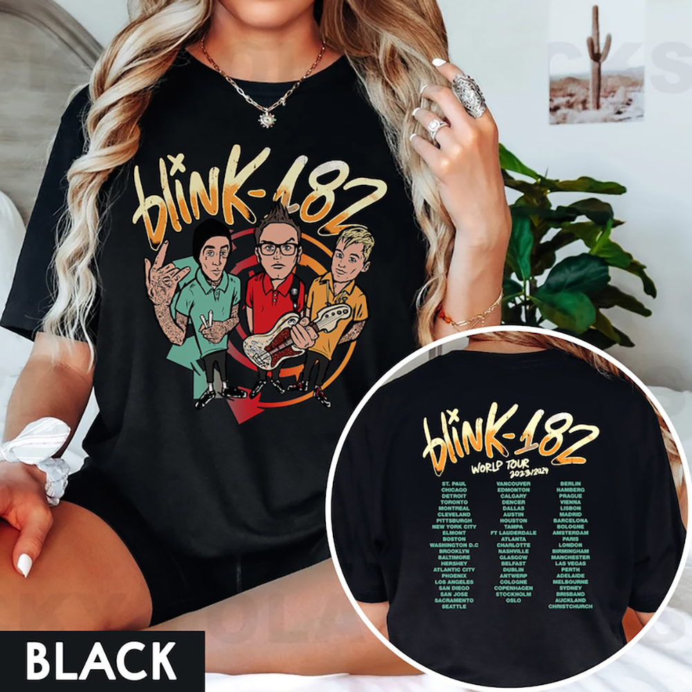 Vintage Blink 182 2Sided Shirt, Blink 182 Shirt, Blink 182 Tee
