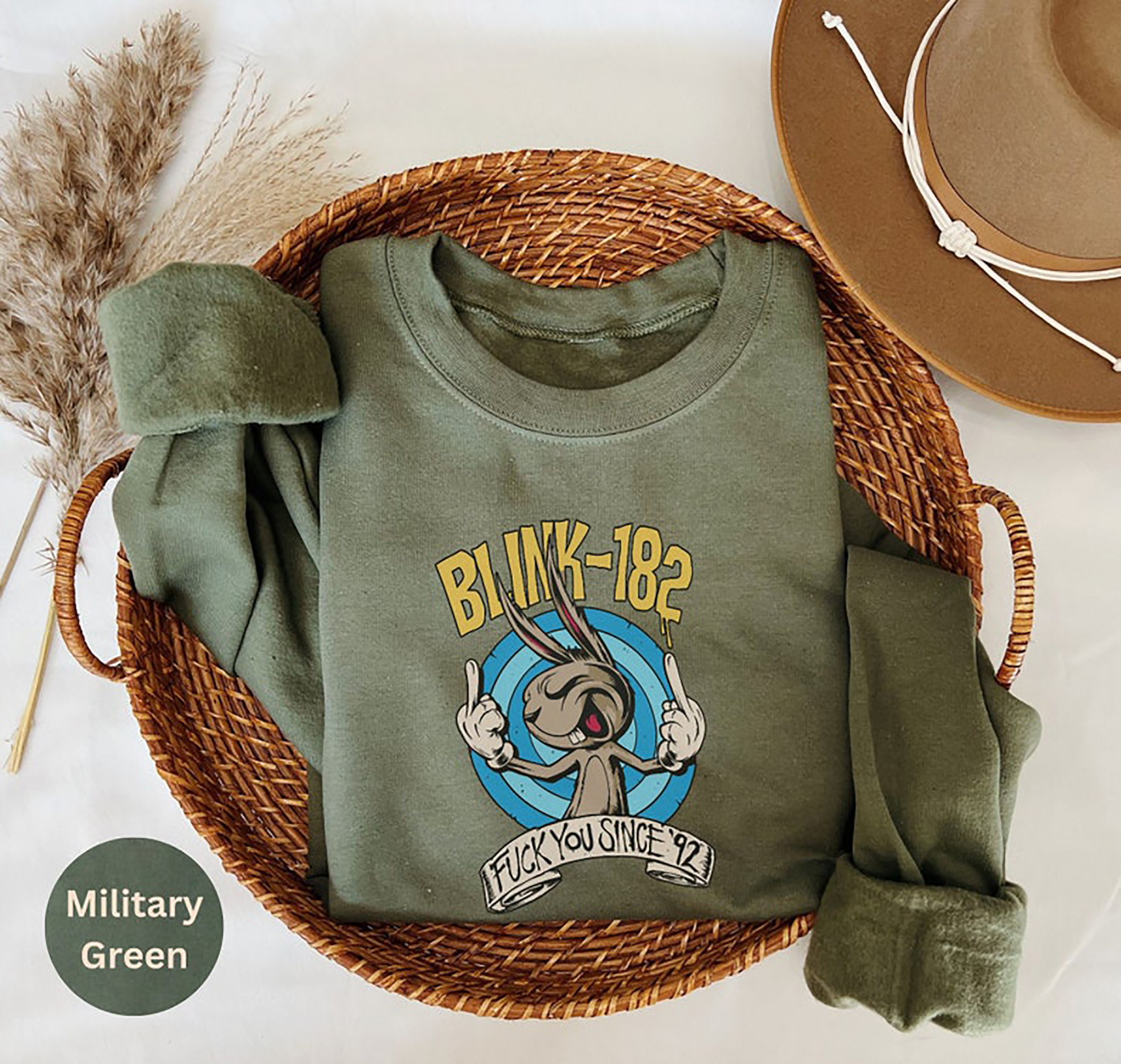 Vintage Blink 182 Sweatshirt, Blink 182 T Sweater, Blink 182 Band Tee, Blink 182 Rock Sweatshirt