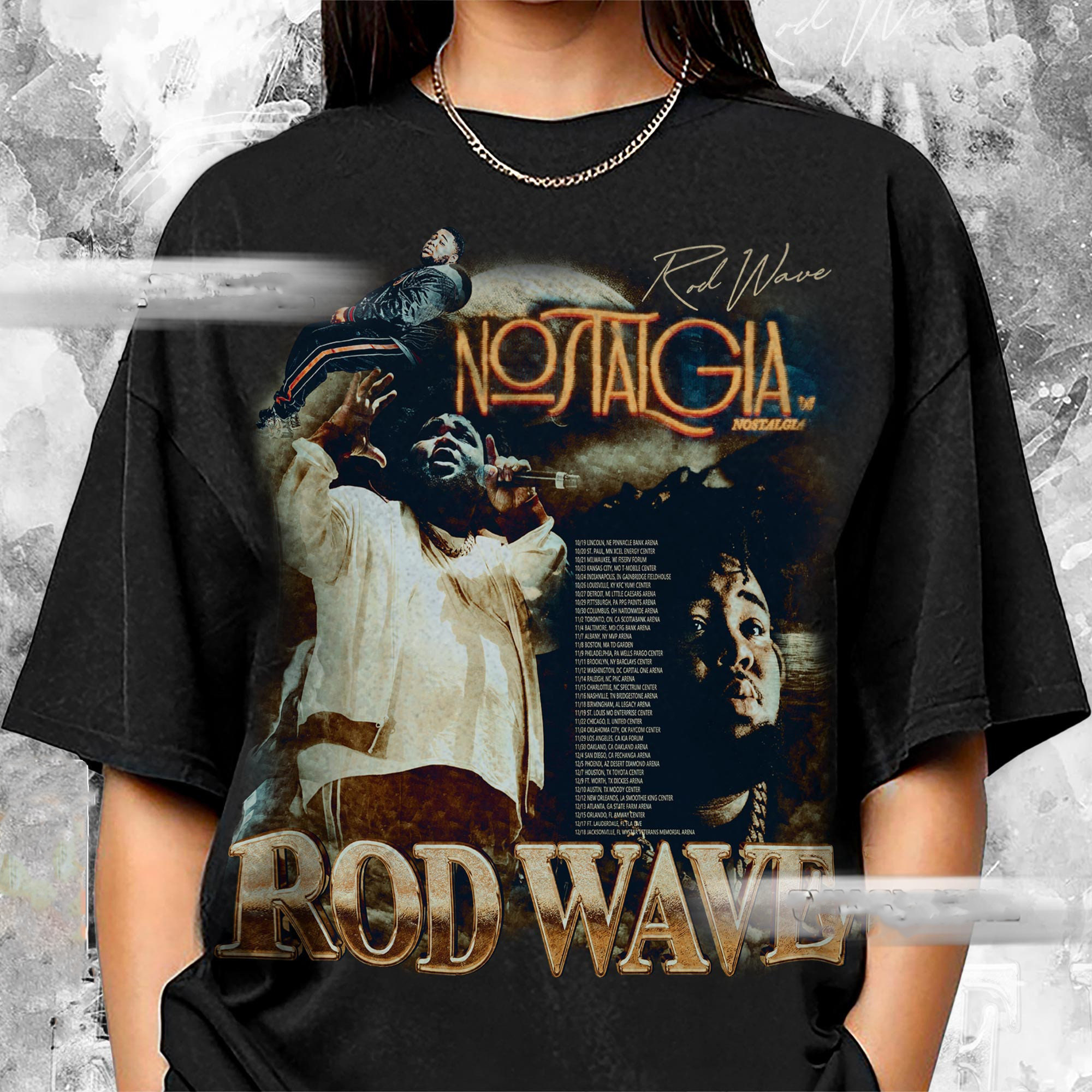 Rod Wave Nostalgia 90S Rap Music Shirt, Bootleg Vintage Y2K SweatShirt, Retro Tour Concert