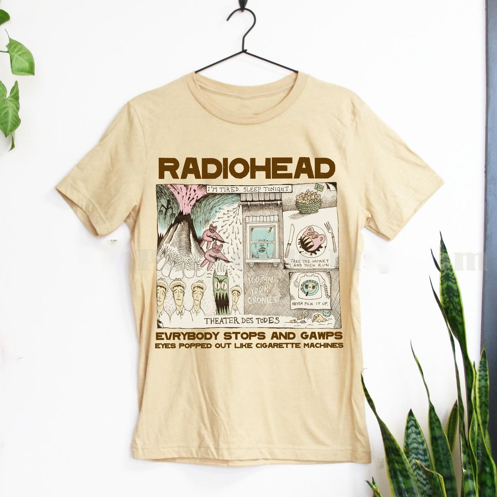 Radiohead Retro Vintage Shirt, Hip Hop Rock Band Shirt Music Album, Vintage Radiohead ConcerShirt