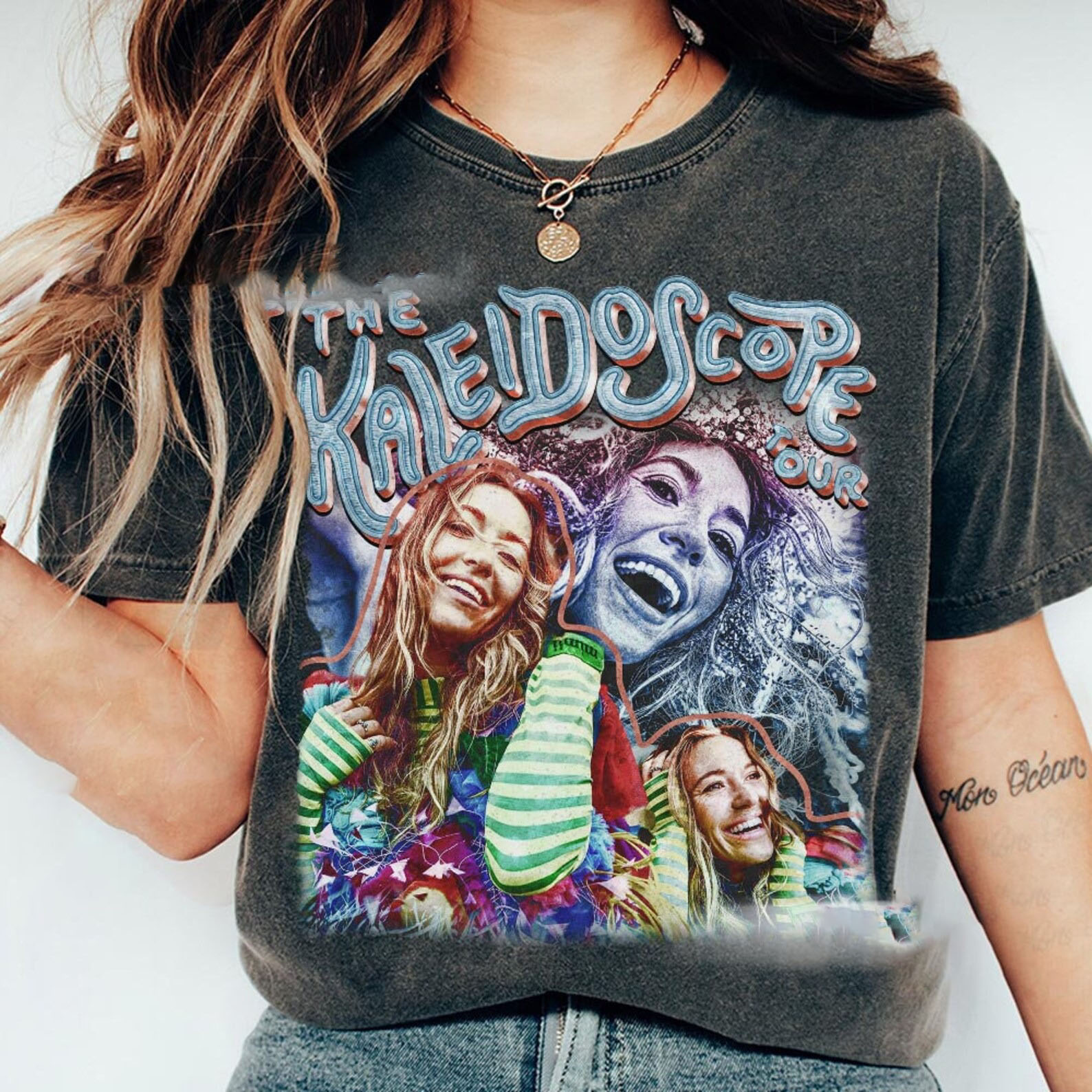 Lauren Daigle The Kaleidoscope 90S Music Shirt, Bootleg Vintage Tour Concert Tickets Y2K Shirt, Daigle