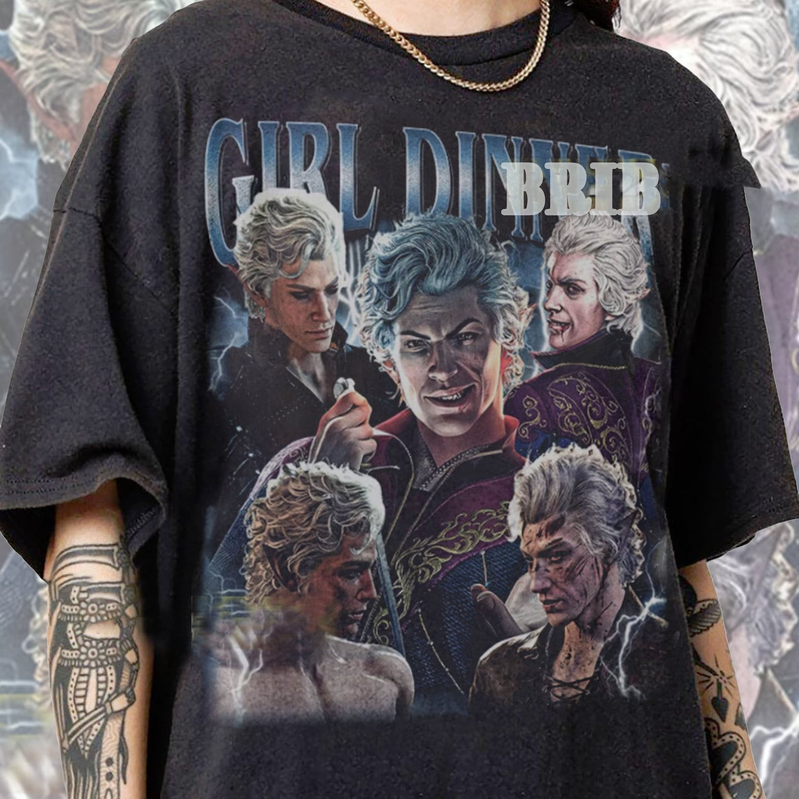 Astarion Baldurs Gate 3 Girl Dinner Vintage Shirt, Baldurs Gate 3 Vintage Shirt, Girl Dinner Vintage Shirt