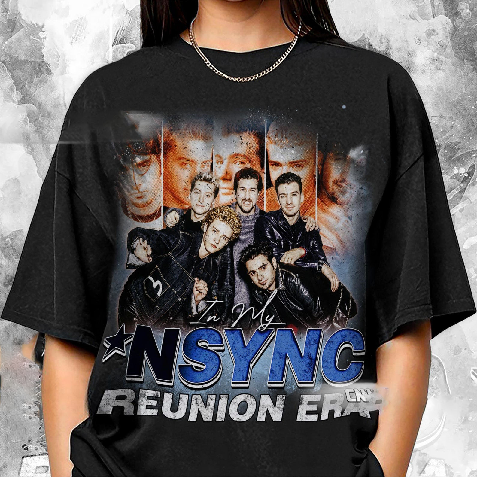 Nsync Band Shirt, In My Nsync Reunion Era Music Shirt, Bootleg Team Nsync Vintage, 90S Boy Band Y2K SweatShirt
