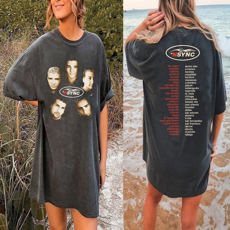 Vintage Nsync 1999 Tour Tee Shirt, Nsync T-Shirt, Nsync Shirt Vintage, Nsync Merch