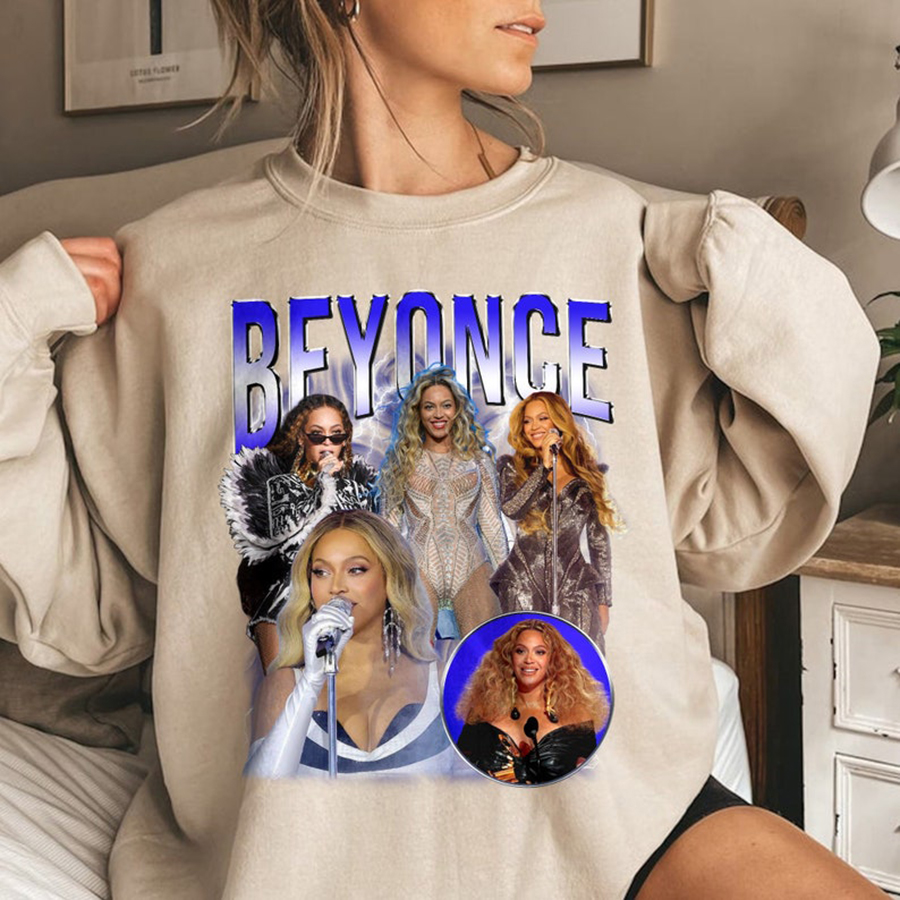 Beyonce 90S Vintage Sweatshirt, Beyonce Renaissance Tour Sweatshirt, Beyonce Renaissance World Tour 90S Vintage Graphic Sweatshirt