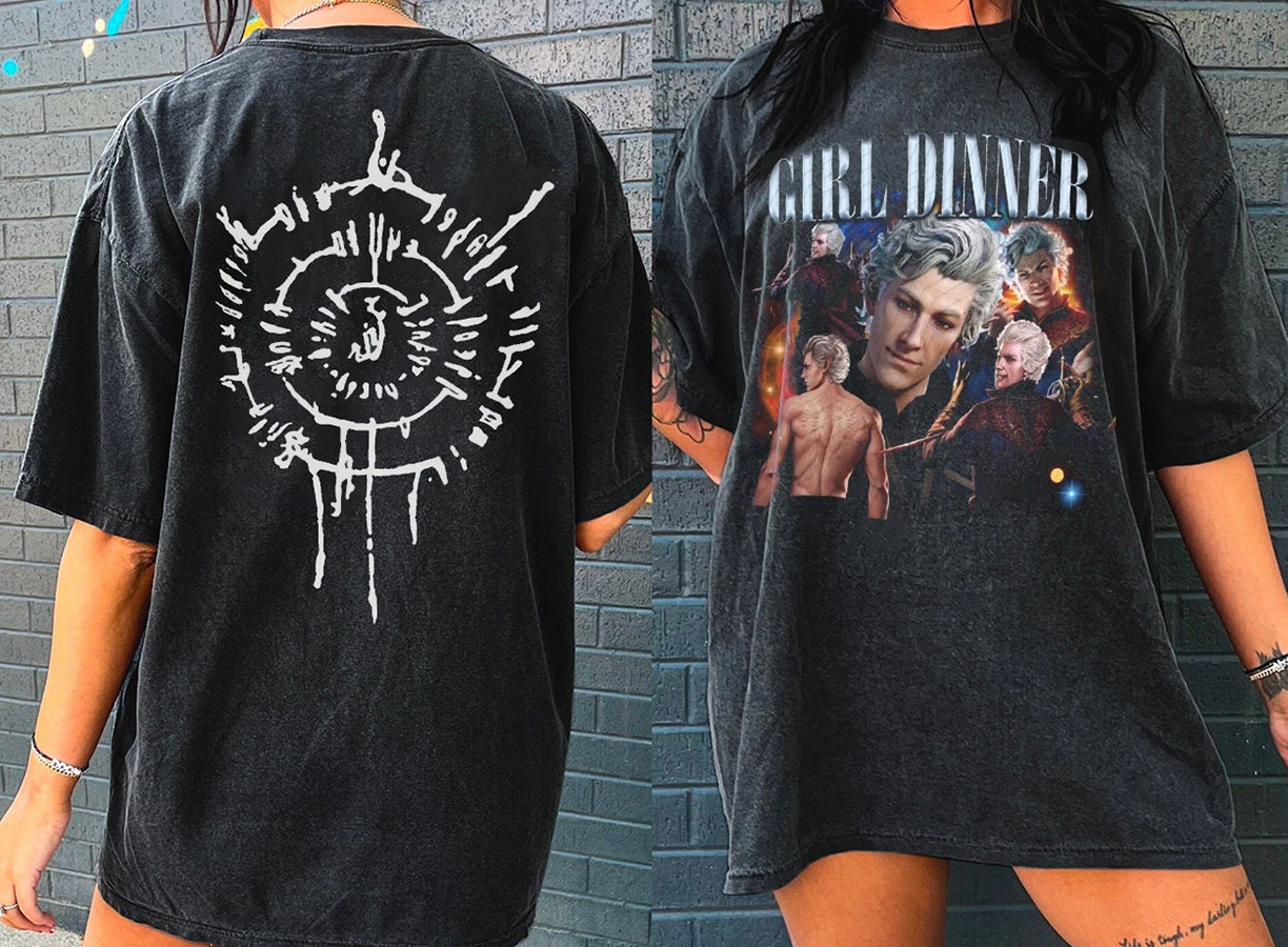 Vintage Astarion Girl Dinner T-Shirt, Baldurs Gate 3 Merch, Astarion High Elf SweatShirt