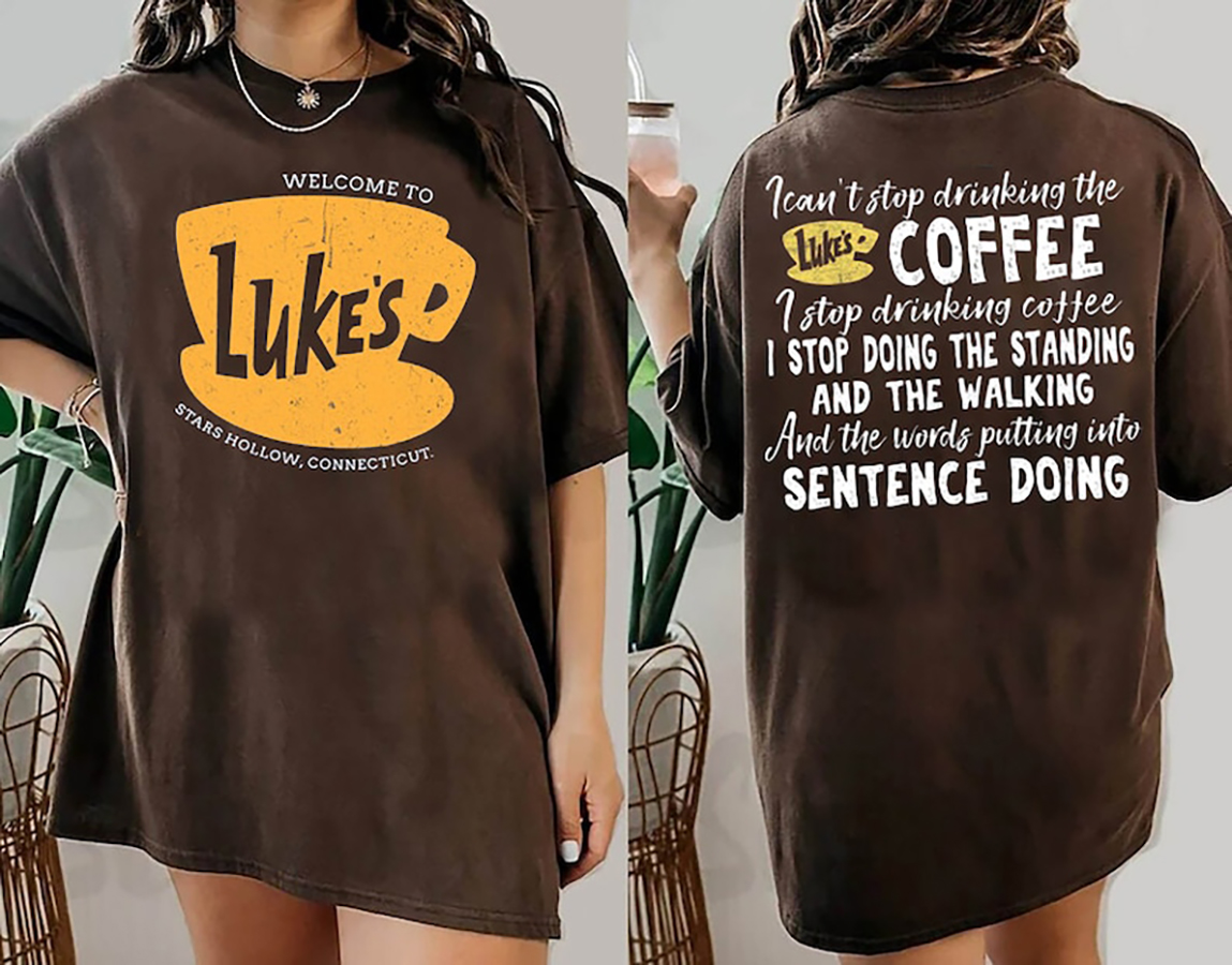 Retro LukeS Diner T Hoodie, LukeS Diner Shirt