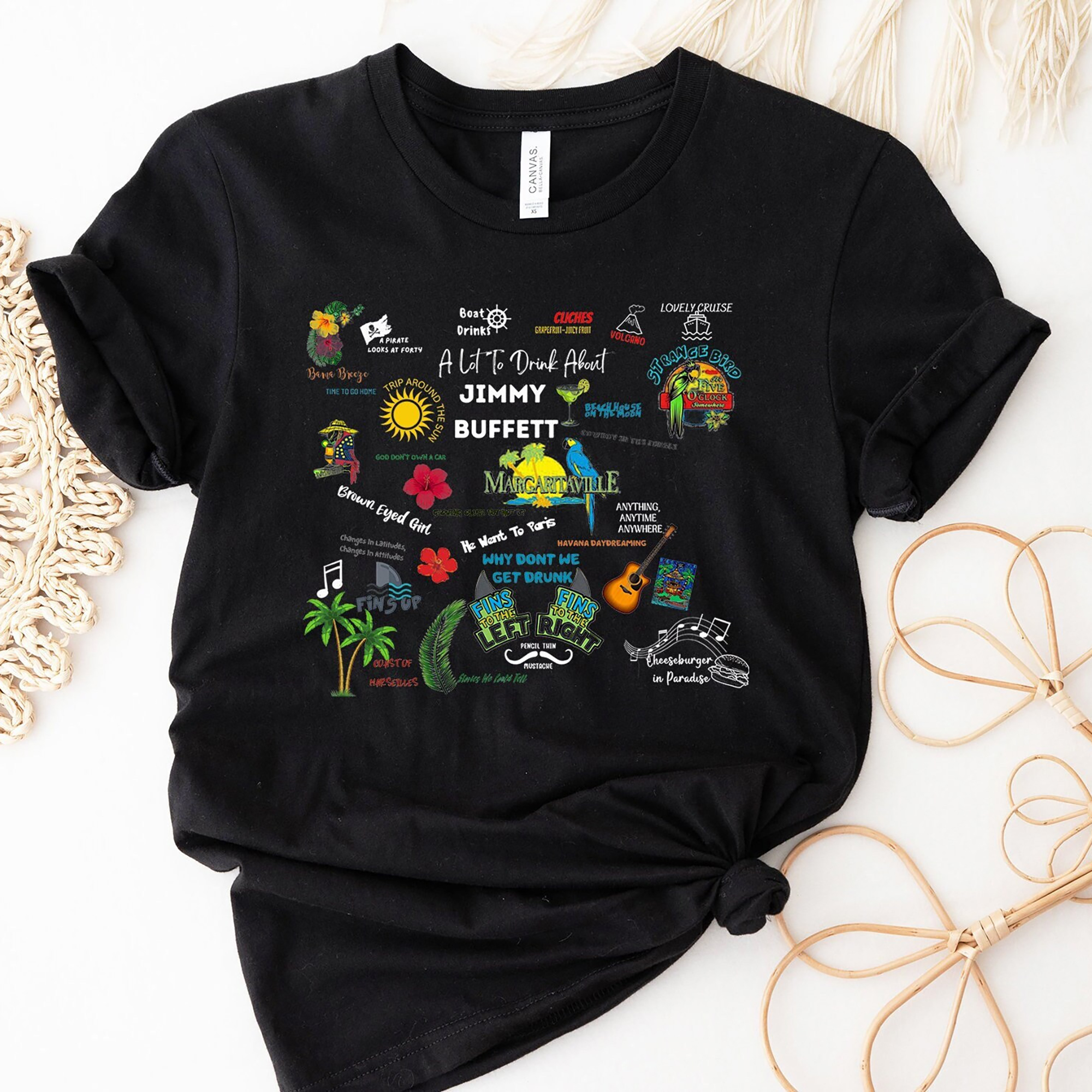 Vintage 70S Jimmy Buffett 2000 Tour Shirt, Jimmy Buffett Tour Shirt, Jimmy Buffett GifShirt, Jimmy Buffett Merch