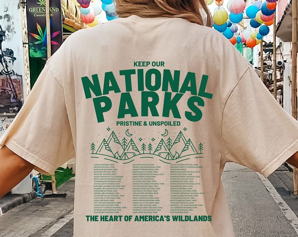 Keep Our National Parks Pristine And Unspoiled Shirt, National Park Shirt, National Park Vintage Shirt